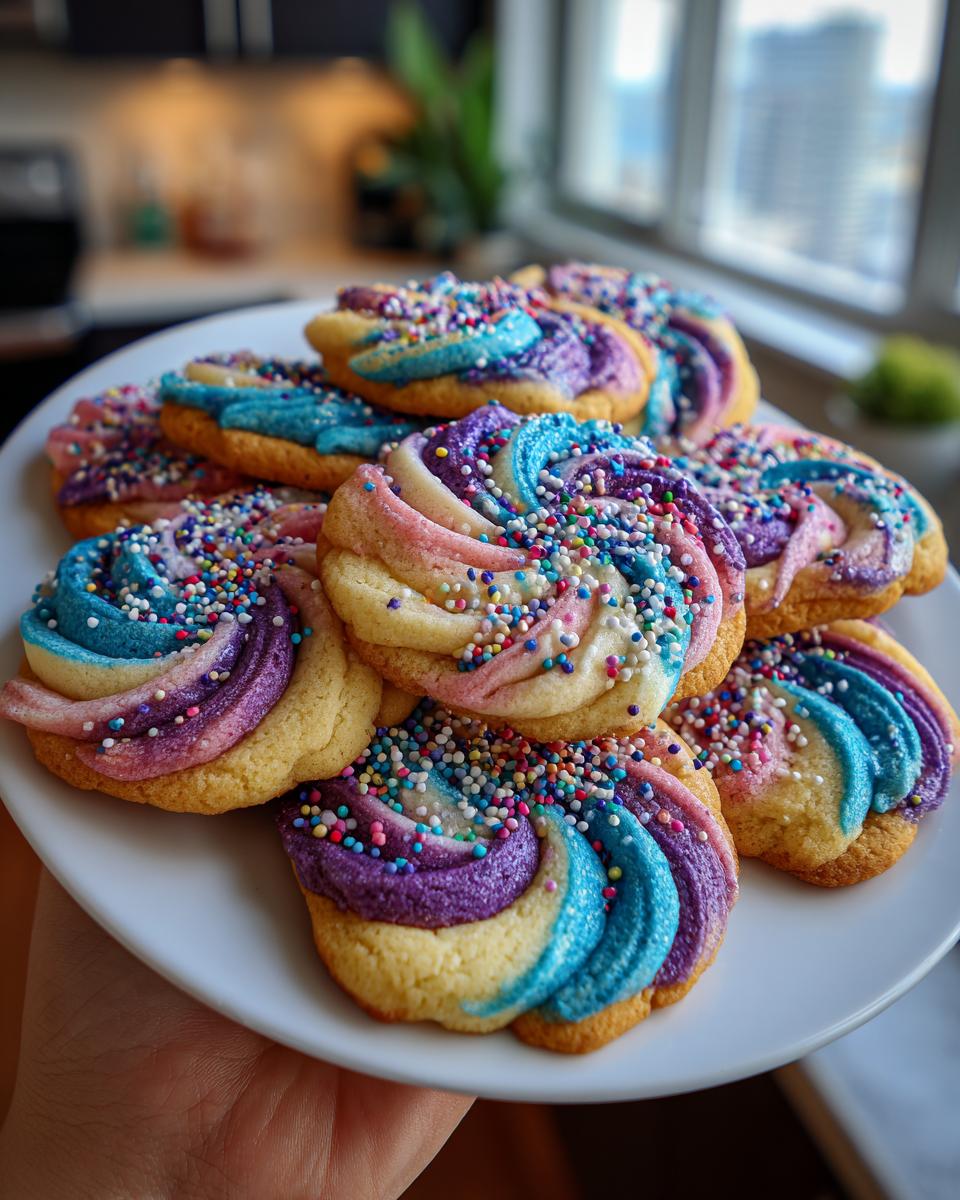 Galaxy Swirl Sugar Cookies - detail 1