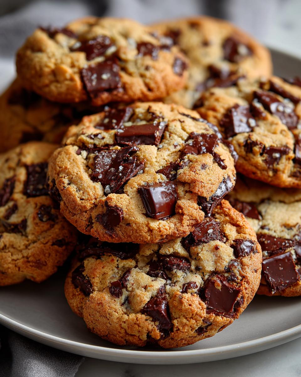 Vegan Tahini Chocolate Chip Cookies