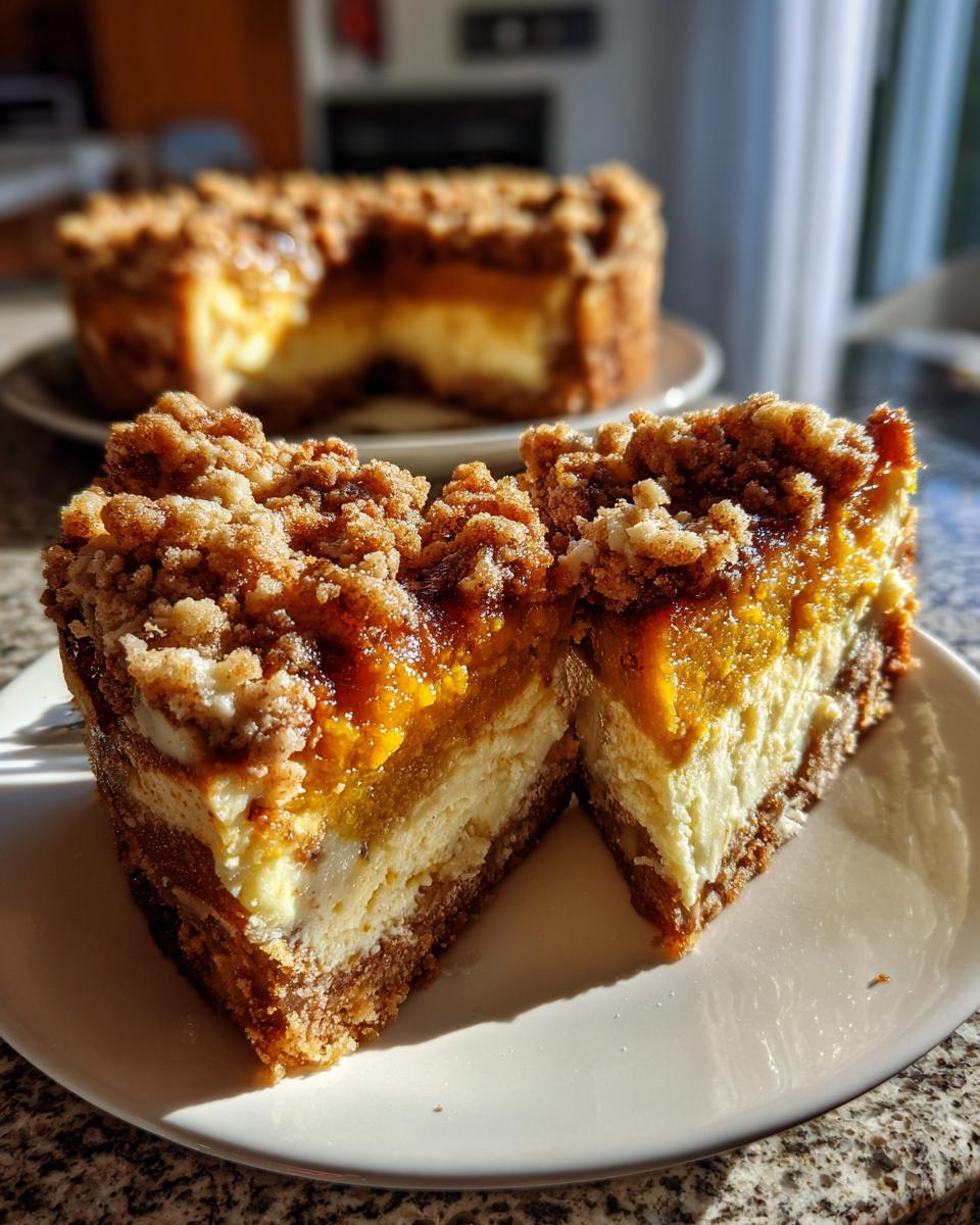 pumpkin cream cheese crumb cake - detail 2