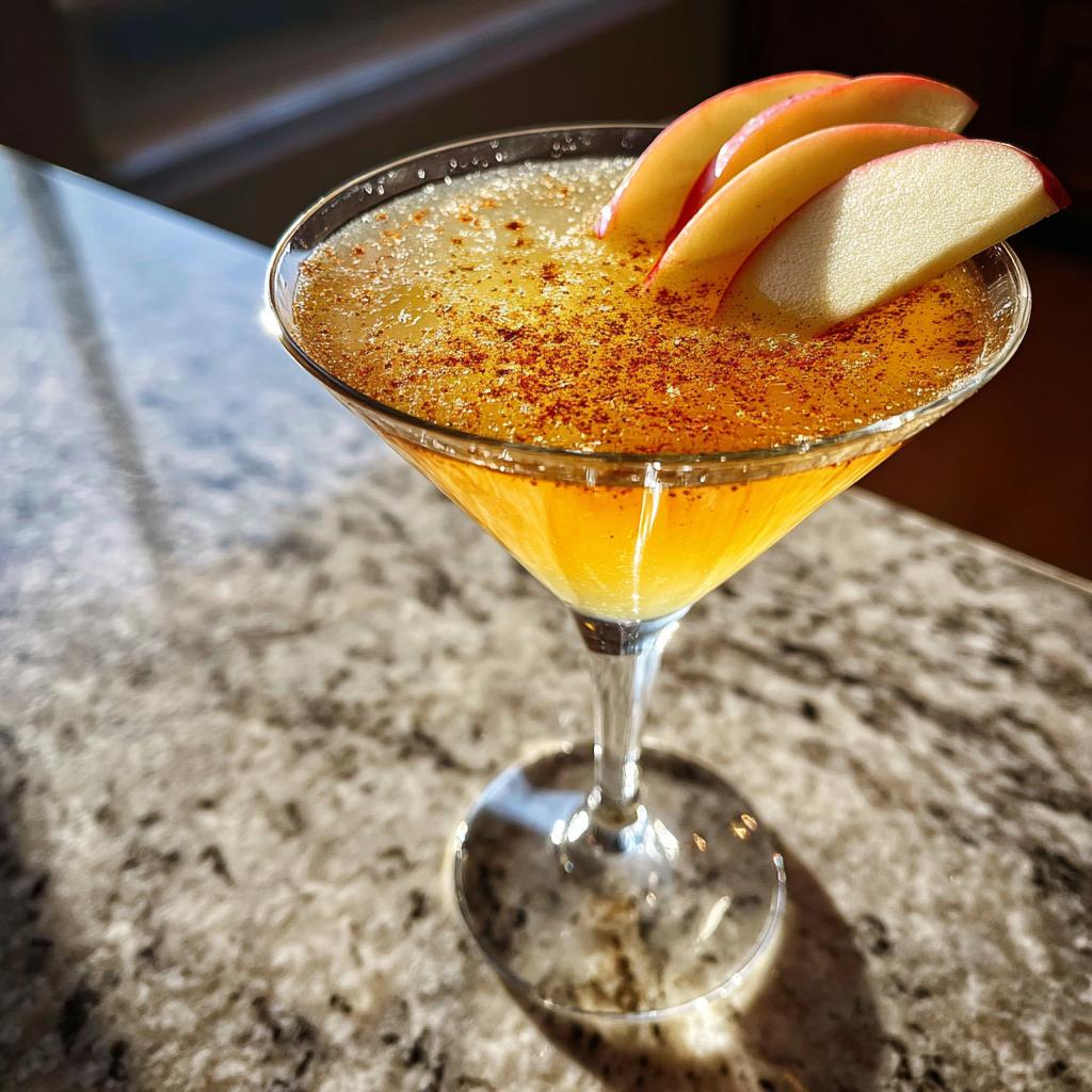 apple pie martini cocktail recipe - detail 1