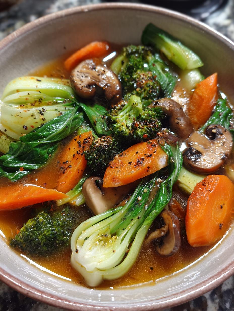 chinese vegetable soup ingredients - detail 1