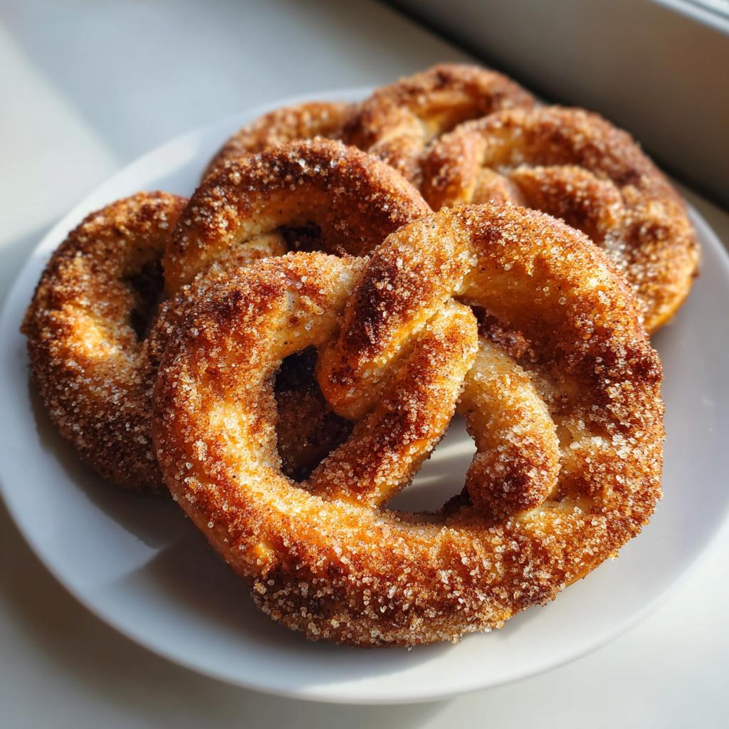 cinnamon sugar pretzels