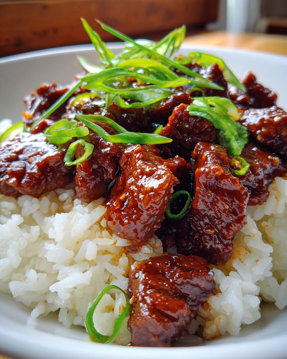 easy sticky beef and rice - detail 1