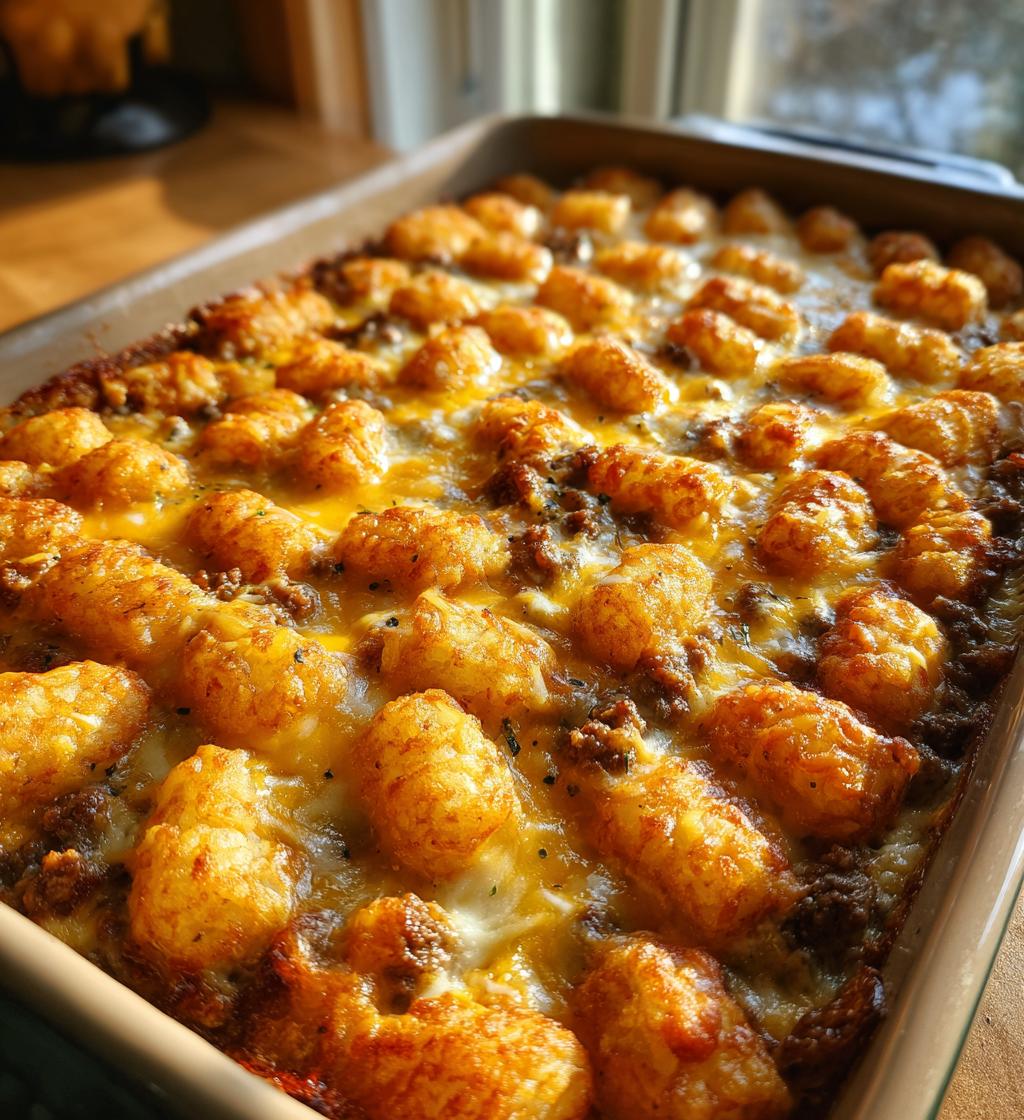 ground beef recipes tater tots - detail 1