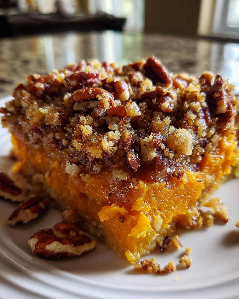 sweet potato casserole with pecans