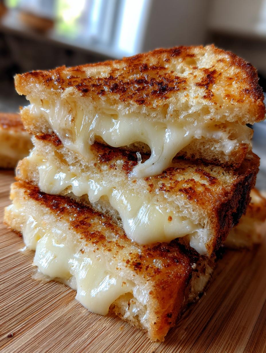 white cheddar grilled cheese - detail 1